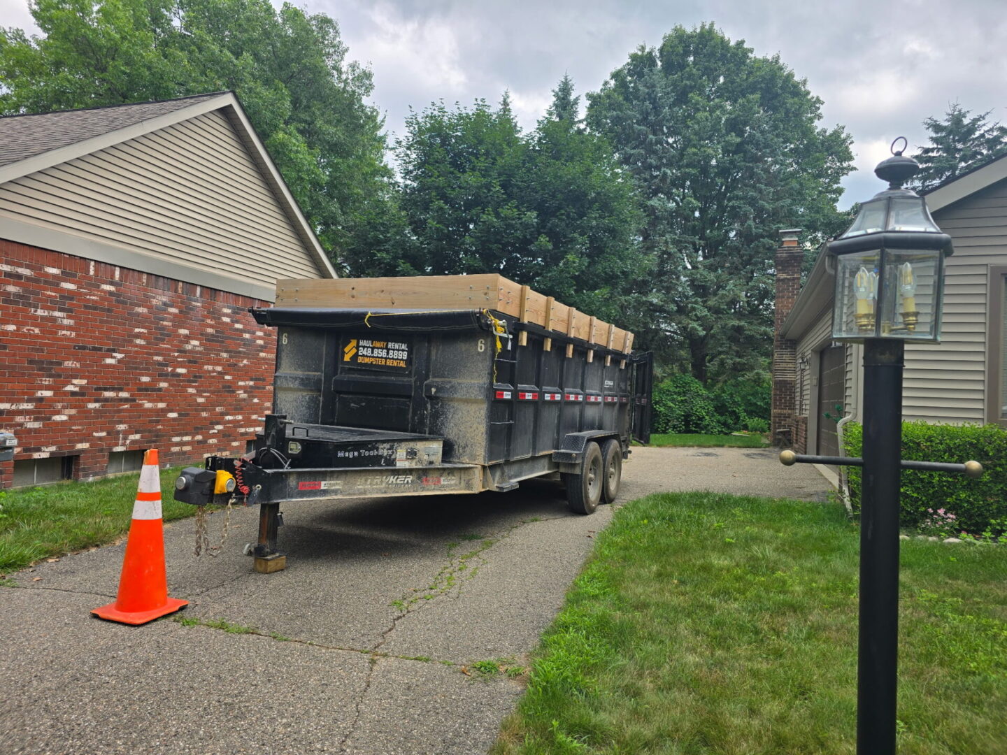 dumpster rental oxford mi driveway safe dumpster